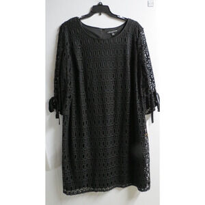 Madison Leigh Plus Size 24W 2x-3x Black Lace Dress w/ Tags